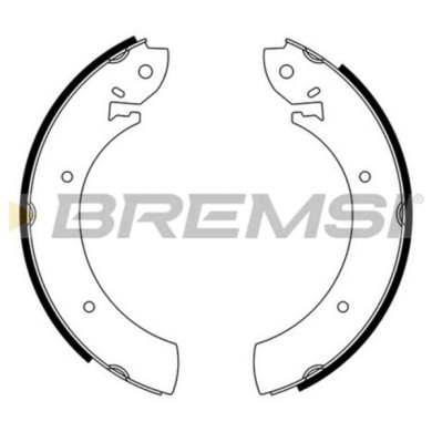GF0207.JPG Kit Ganasce Freno Posteriore Mercedes-benz Mb Autobus (w631) Gf0207 631 423 00 07 S.f. Lucas Girling Bremsi