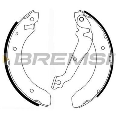 GF0215.JPG Kit Ganasce Freno Posteriore Ford Sierra Sierra 2 Volumi/coda Spiovente Sierra Turnier Tvr S Gf0215 1544633 S.f. Luca