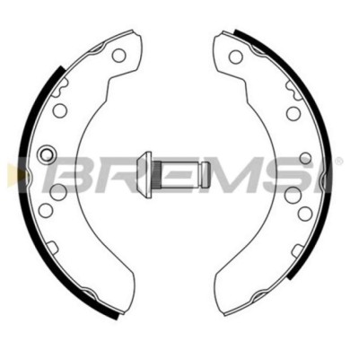 GF0219.JPG Kit Ganasce Freno Posteriore Ford Transit Autobus (t ) Gf0219 30215026344 S.f. Lucas Girling Bremsi