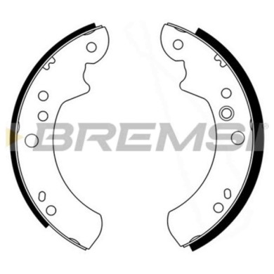 GF0220-1.JPG Kit Ganasce Freno Posteriore Ford Transit Autobus Transit Furgonato Transit Pianale Piatto/telaio P 100 Ii Gf0220-1