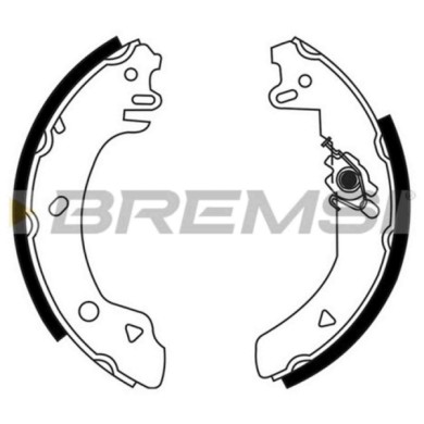 GF0221.JPG Kit Ganasce Freno Posteriore Ford Fiesta Iii Fiesta Furgonato Fiesta Iv Fiesta Cassone/coda Spiovente Gf0221 1041484 