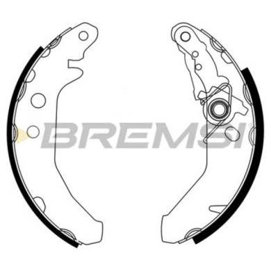GF0225-1.JPG Kit Ganasce Freno Posteriore Ford Fiesta Furgonato Fiesta Cassone/coda Spiovente Fiesta Iii Gf0225-1 1041483 S.f. B