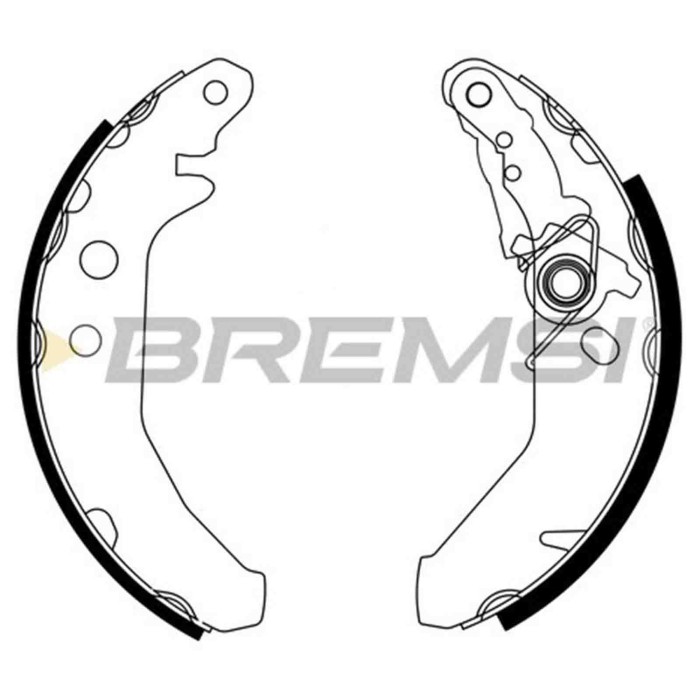 GF0225-1.JPG Kit Ganasce Freno Posteriore Ford Fiesta Furgonato Fiesta Cassone/coda Spiovente Fiesta Iii Gf0225-1 1041483 S.f. B