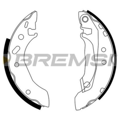 GF0226.JPG Kit Ganasce Freno Posteriore Ford Escort V (aal Abl) Gf0226 1473043 S.f. Lucas Girling Bremsi