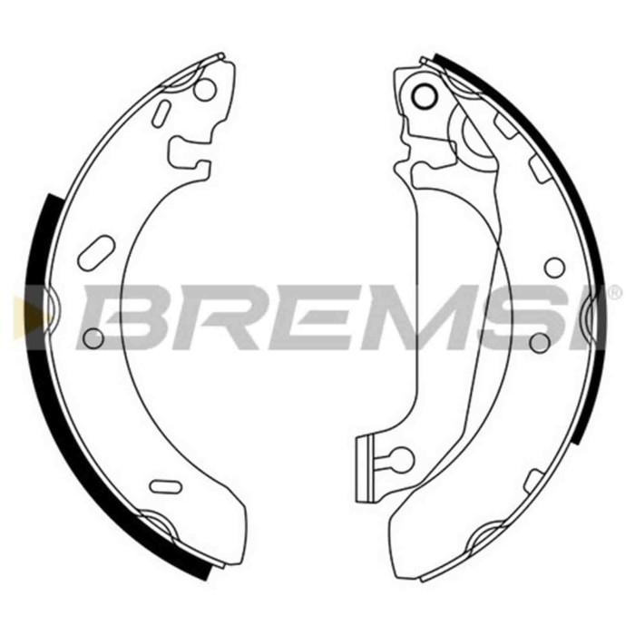 GF0227.JPG Kit Ganasce Freno Posteriore Ford Escort V (aal Abl) Gf0227 5027752 S.f. Lucas Girling Bremsi