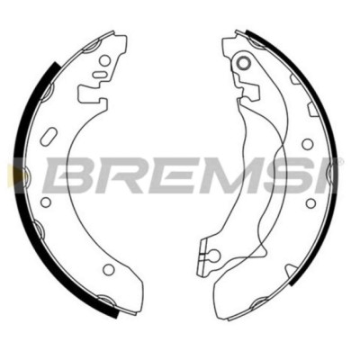 GF0228.JPG Kit Ganasce Freno Posteriore Ford Mondeo I (gbp) Gf0228 6710016 S.f. Lucas Girling Bremsi