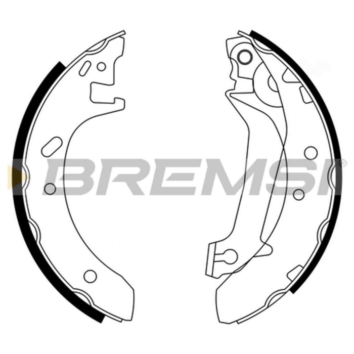 GF0229.JPG Kit Ganasce Freno Posteriore Ford Mondeo I (gbp) Gf0229 1014655 S.f. Lucas Girling Bremsi