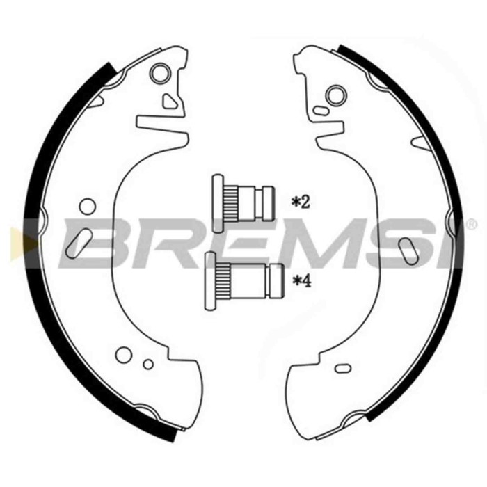 GF0233.JPG Kit Ganasce Freno Posteriore Ford Transit Autobus (e ) Gf0233 1014317 S.f. Bendix Bremsi