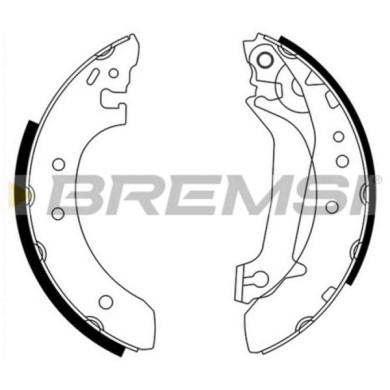 GF0236.JPG Kit Ganasce Freno Posteriore Ford Escort Vi (gal Aal Abl) Gf0236 1005968 S.f. Lucas Girling Bremsi