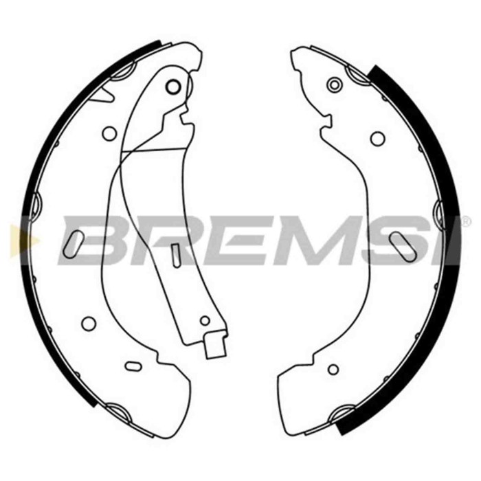 GF0239.JPG Kit Ganasce Freno Posteriore Ford Transit Autobus (fd Fb Fs Fz Fc ) Gf0239 1227046 S.f. Bosch Bremsi