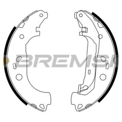 GF0245.JPG Kit Ganasce Freno Posteriore Ford Focus Ii (da Hcp Dp) Gf0245 1224569 S.f. Lockheed Ap Bremsi