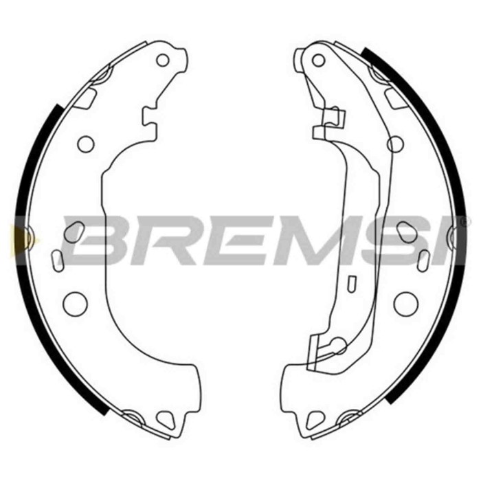 GF0245.JPG Kit Ganasce Freno Posteriore Ford Focus Ii (da Hcp Dp) Gf0245 1224569 S.f. Lockheed Ap Bremsi