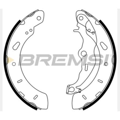 GF0248.JPG Kit Ganasce Freno Posteriore Ford B-max (jk) Gf0248 1696629 S.f. Lucas Girling Bremsi