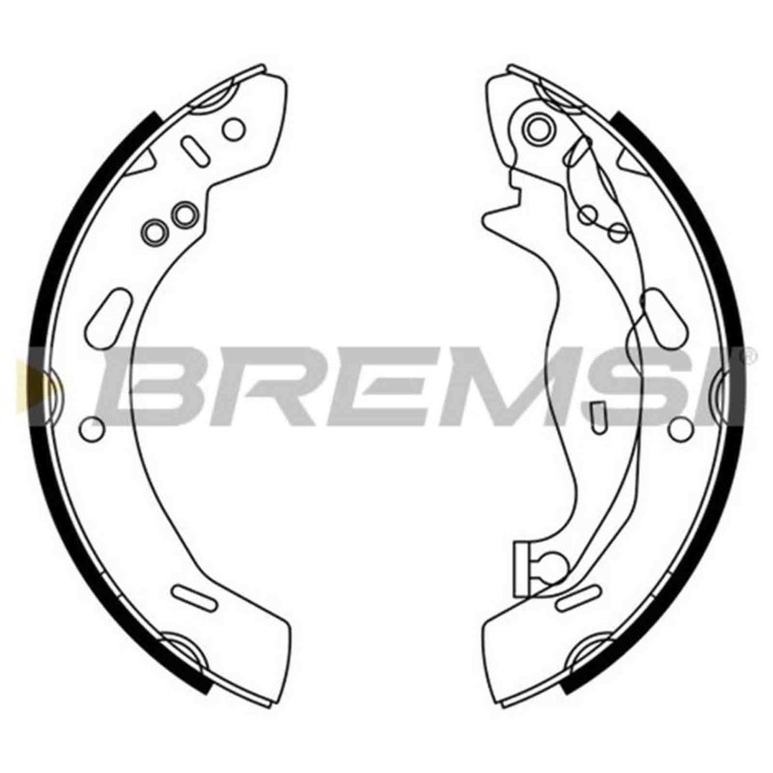 GF0249.JPG Kit Ganasce Freno Posteriore Ford Fiesta Vi Fiesta Vi Van Ka+ Gf0249 1550225 S.f. Lucas Girling Bremsi