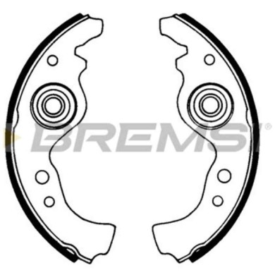 GF0266.JPG Kit Ganasce Freno Posteriore Innocenti Mini Gf0266 57201114 S.f. Fiat Bremsi