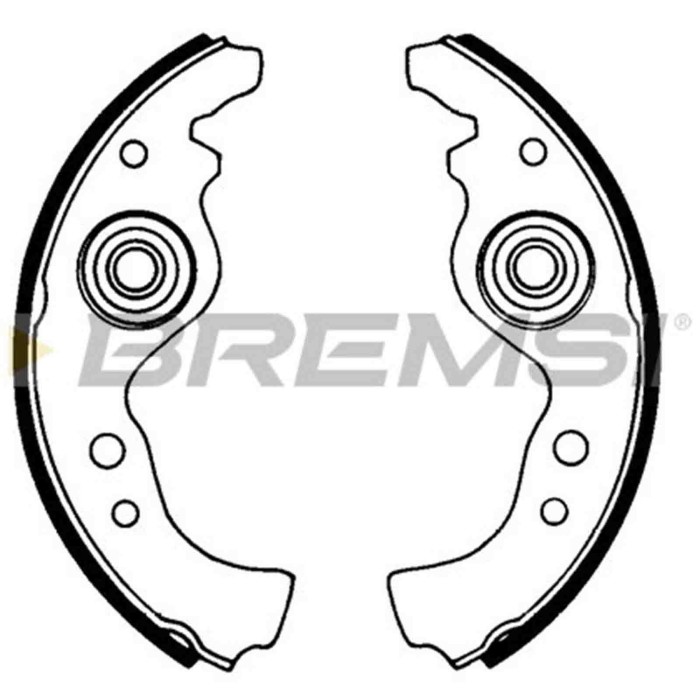 GF0266.JPG Kit Ganasce Freno Posteriore Innocenti Mini Gf0266 57201114 S.f. Fiat Bremsi
