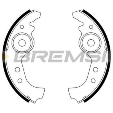GF0290.JPG Kit Ganasce Freno Anteriore Fiat 127 (127) Gf0290 4352373 S.f. Fiat Bremsi