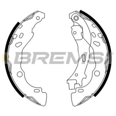GF0291.JPG Kit Ganasce Freno Posteriore Citro-n C2 C2 Enterprise C3 I C3 Pluriel Lancia Ypsilon Peugeot 1007 Gf0291 4241.l7 S.f.