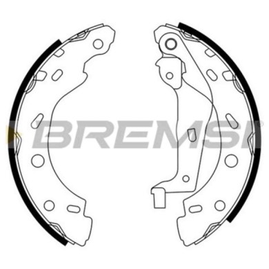 GF0308.JPG Kit Ganasce Freno Posteriore Smart City-coupe (450) Gf0308 00012172v001000000 S.f. Bosch Bremsi