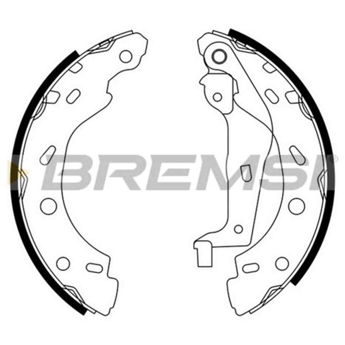 GF0308.JPG Kit Ganasce Freno Posteriore Smart City-coupe (450) Gf0308 00012172v001000000 S.f. Bosch Bremsi