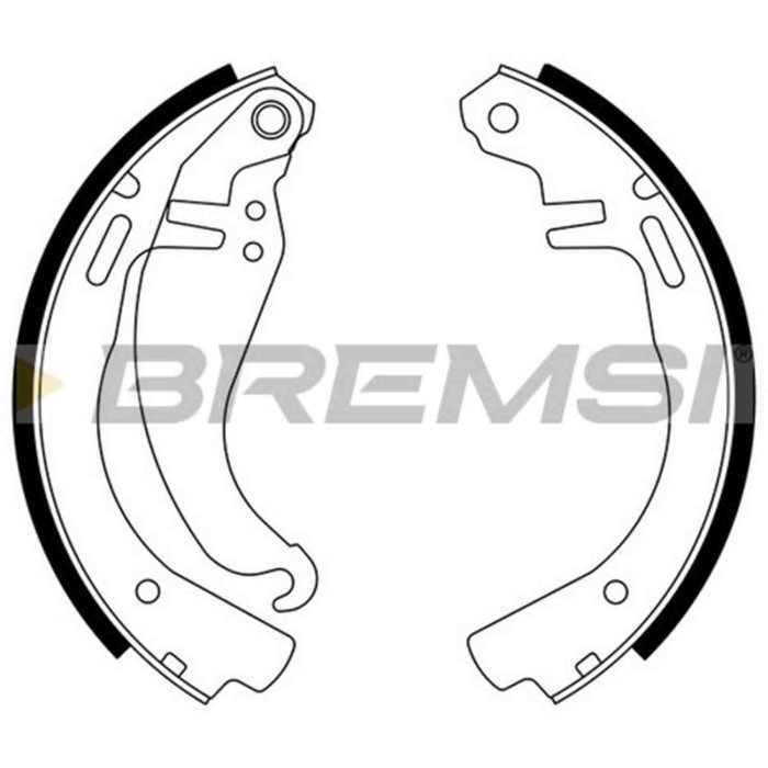 GF0343.JPG Kit Ganasce Freno Posteriore Opel Corsa A Tr (s83) Gf0343 11717147 S.f. Gen. Motors Bremsi