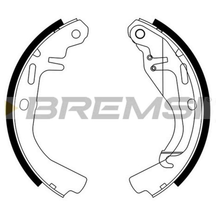 GF0348.JPG Kit Ganasce Freno Posteriore Opel Kadett D (31-34 41-44) Gf0348 1605478 S.f. Gen. Motors Bremsi