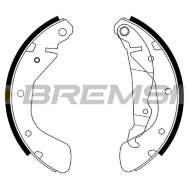 GF0353.JPG Kit Ganasce Freno Posteriore Opel Corsa A 2 Volumi /coda Spiovente (s83) Gf0353 1605041 S.f. Gen. Motors Bremsi