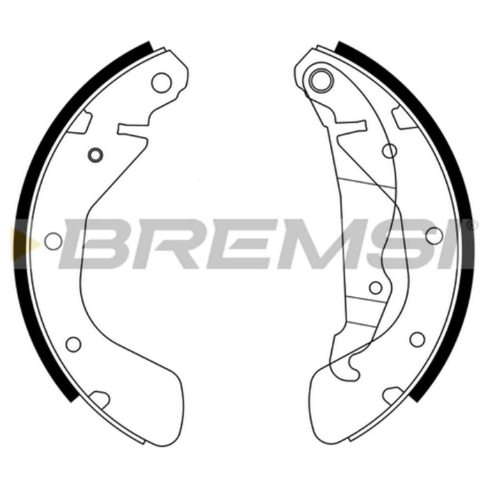 GF0353.JPG Kit Ganasce Freno Posteriore Opel Corsa A 2 Volumi /coda Spiovente (s83) Gf0353 1605041 S.f. Gen. Motors Bremsi