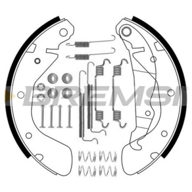 GF0353-1.JPG Kit Ganasce Freno Posteriore Chevrolet Corsa Tre Volumi Gf0353-1 93332948 Bremsi