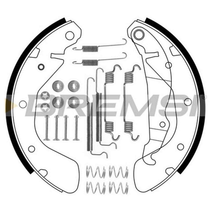 GF0353-1.JPG Kit Ganasce Freno Posteriore Chevrolet Corsa Tre Volumi Gf0353-1 93332948 Bremsi
