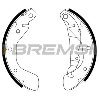 GF0354.JPG Kit Ganasce Freno Posteriore Opel Vectra A 2 Volumi /coda Spiovente (j89) Gf0354 1605042 S.f. Lucas Girling Bremsi