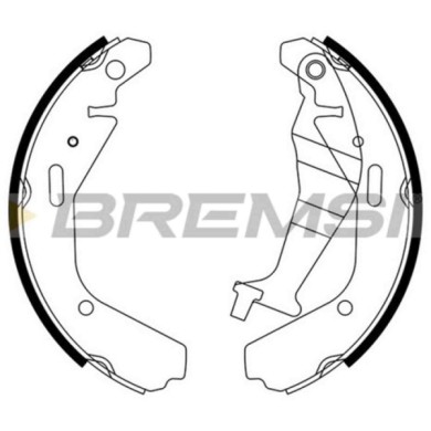 GF0359.JPG Kit Ganasce Freno Posteriore Opel Astra F 2 Volumi /coda Spiovente (t92) Gf0359 4706836 S.f. Sumitomo Bremsi