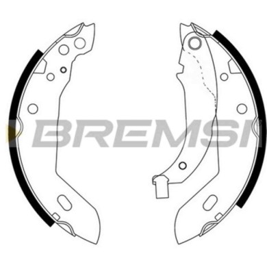 GF0381.JPG Kit Ganasce Freno Posteriore Citroen Xsara (n1) Gf0381 95659676 S.f. Lucas Girling Bremsi