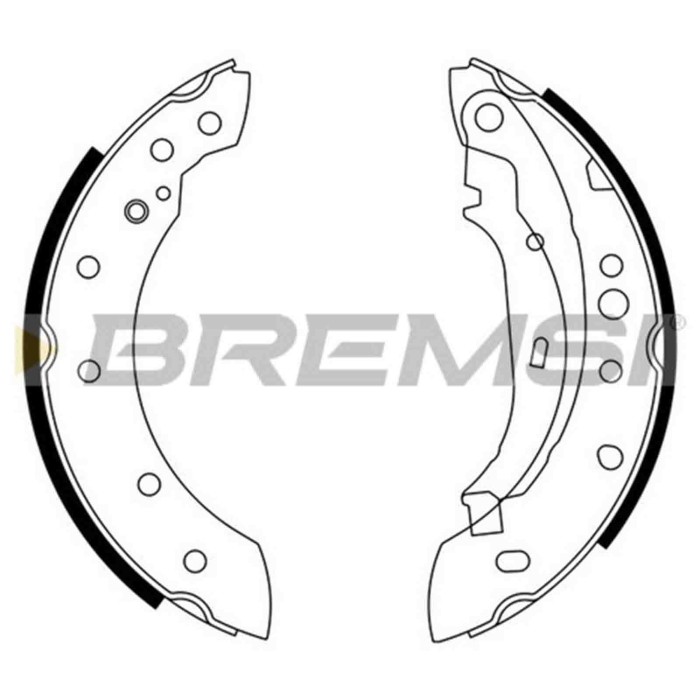 GF0391.JPG Kit Ganasce Freno Posteriore Citroen Zx (n2) Gf0391 S.f. Bosch Bremsi