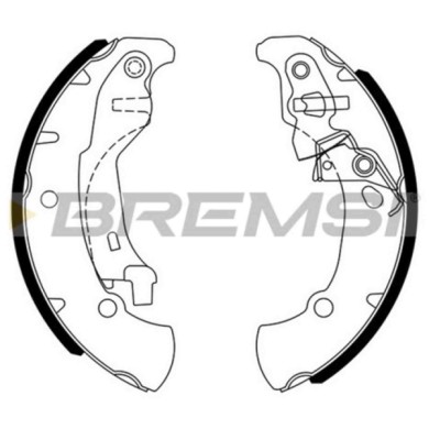 GF0395.JPG Kit Ganasce Freno Posteriore Daihatsu Hijet Autobus (s85) Gf0395 0449587z01 S.f. Lockheed Ap Bremsi