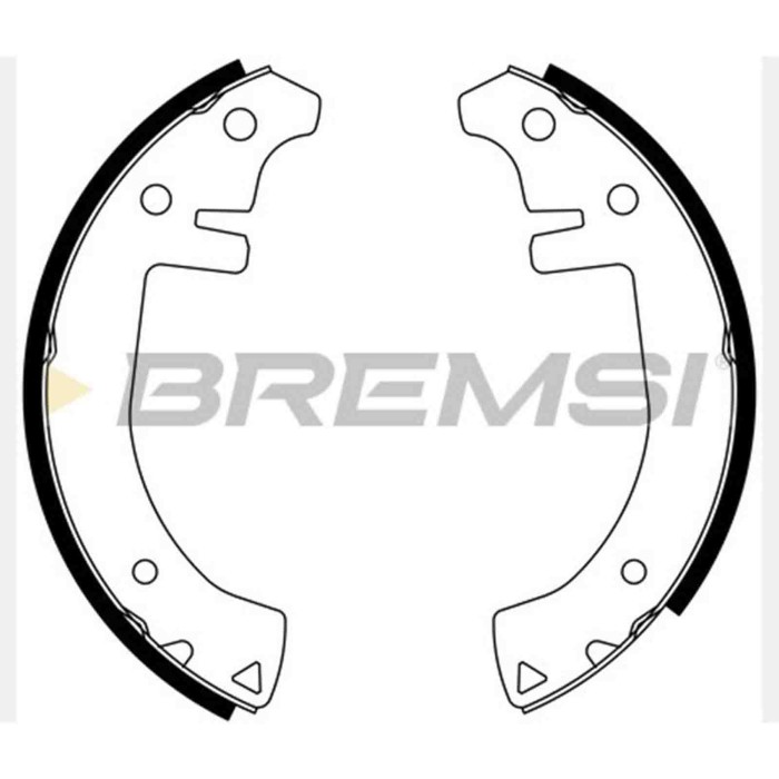 GF0401.JPG Kit Ganasce Freno Anteriore Renault 4 4 Cassone/limousine Spaziosa Gf0401 7701002589 S.f. Bendix Bremsi