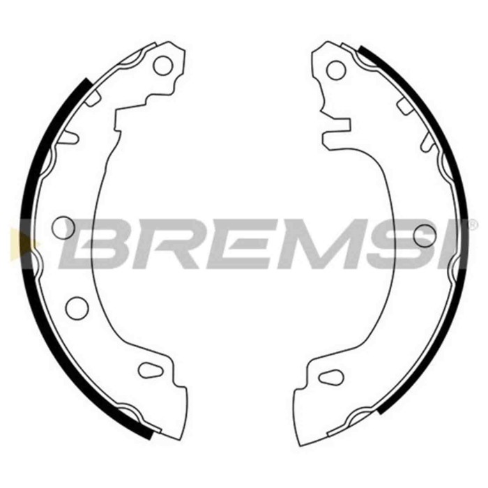 GF0405.JPG Kit Ganasce Freno Posteriore Renault Megane I (ba0/1) Gf0405 7701 207 268 S.f. Bendix Bremsi
