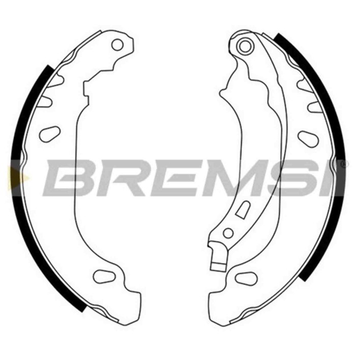 GF0408.JPG Kit Ganasce Freno Posteriore Renault Clio Ii (bb Cb) Gf0408 7701205758 S.f. Bendix Bremsi