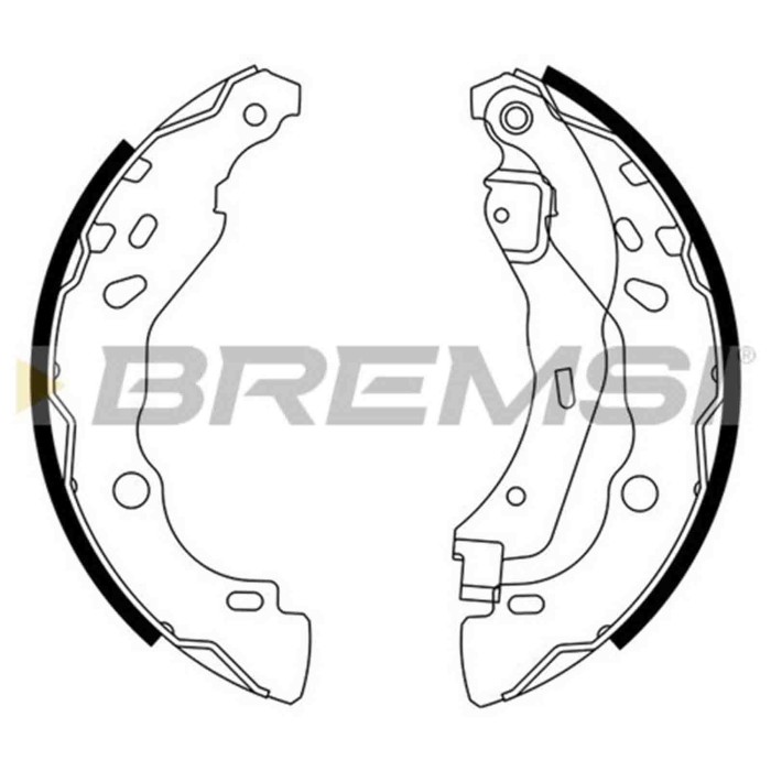 GF0409.JPG Kit Ganasce Freno Posteriore Dacia Logan (ls) Gf0409 440605238r S.f. Bosch Bremsi