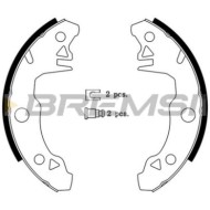 GF0413.JPG Kit Ganasce Freno Posteriore Renault 14 (121) Gf0413 7701202555 S.f. Bendix Bremsi