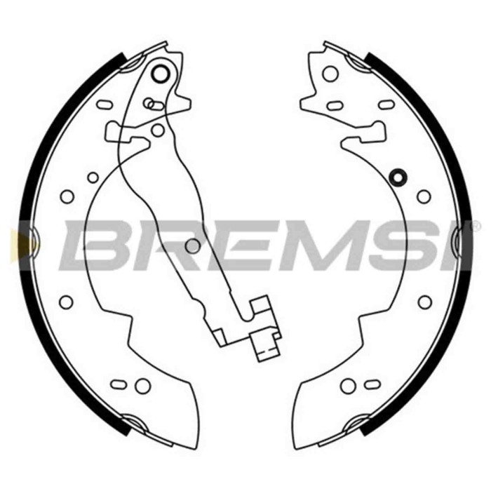 GF0419.JPG Kit Ganasce Freno Posteriore Bmw 3 (e30) Gf0419 S.f. Lucas Girling Bremsi