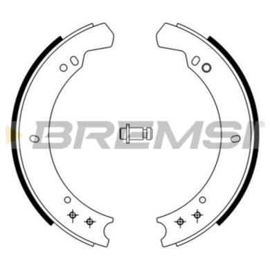 GF0434.JPG Kit Ganasce Freno Anteriore Land Rover 110/127 90 Gf0434 Gbs728 S.f. Lucas Girling Bremsi