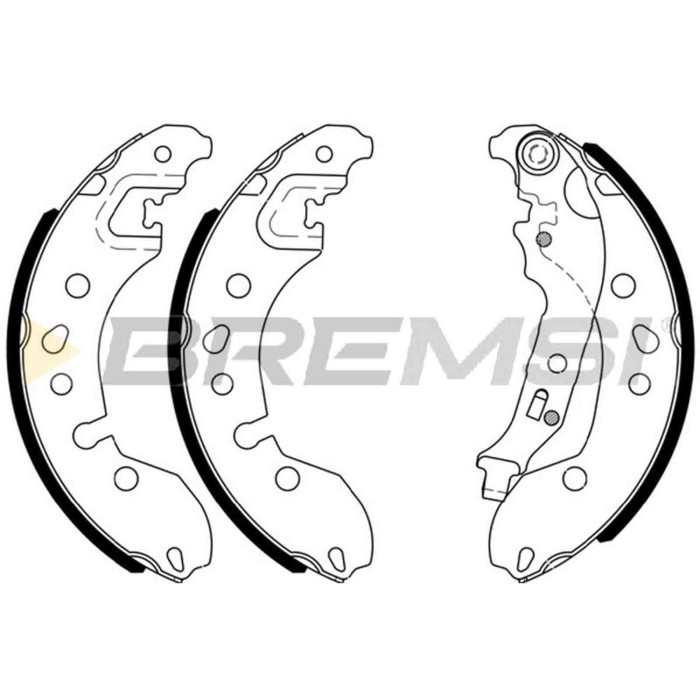 GF0448.JPG Kit Ganasce Freno Posteriore Renault Twingo Ii (cn0) Gf0448 44 06 018 43r Bremsi
