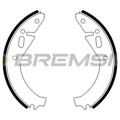GF0471.JPG Kit Ganasce Freno Posteriore Skoda Rapid 100 105,120 110 110 Coupú 130 Gf0471 007440047r S.f. Dunlop Bremsi
