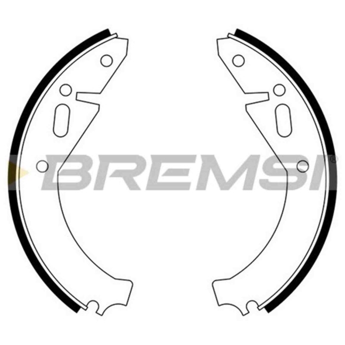 GF0471.JPG Kit Ganasce Freno Posteriore Skoda Rapid 100 105,120 110 110 Coupú 130 Gf0471 007440047r S.f. Dunlop Bremsi