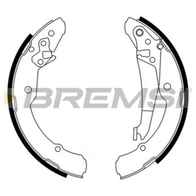 GF0473.JPG Kit Ganasce Freno Posteriore Volkswagen Caddy Ii Cassone/limousine Spaziosa (9k9a) Gf0473 5u7 698 525 A Bremsi