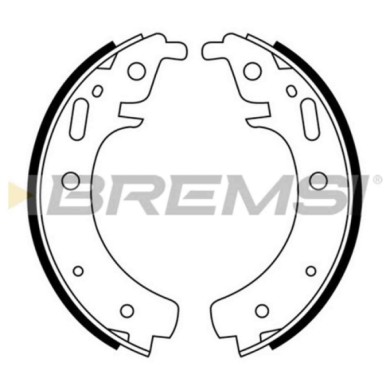 GF0501.JPG Kit Ganasce Freno Posteriore Trabant P 601 P 601 Universal P 601 Tramp P 601 Furgonato Gf0501 S.f. Perrot Bremsi
