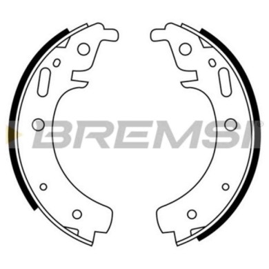 GF0502.JPG Kit Ganasce Freno Posteriore Trabant P 601 Gf0502 300858102 S.f. Perrot Bremsi