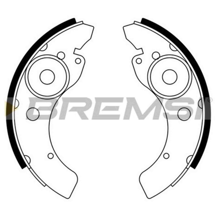 GF0510.JPG Kit Ganasce Freno Posteriore Ligier Nova Gf0510 Microcar S.f. Comex Bremsi