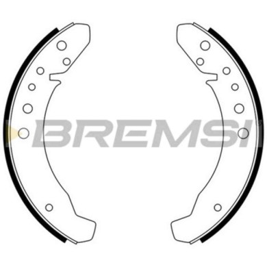 GF0534.JPG Kit Ganasce Freno Posteriore Volkswagen Kaefer Kaefer Cabriolet Gf0534 111698051 Bremsi